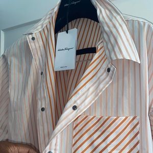 Salvatore Ferragarmo Shirt XL NWT
